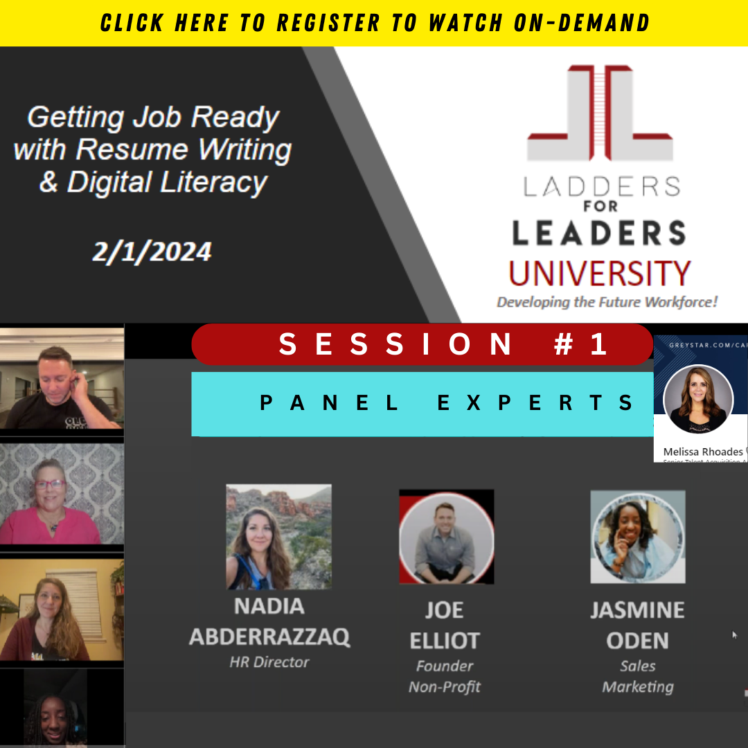 Ladders for Leaders University Ladders For Leaders