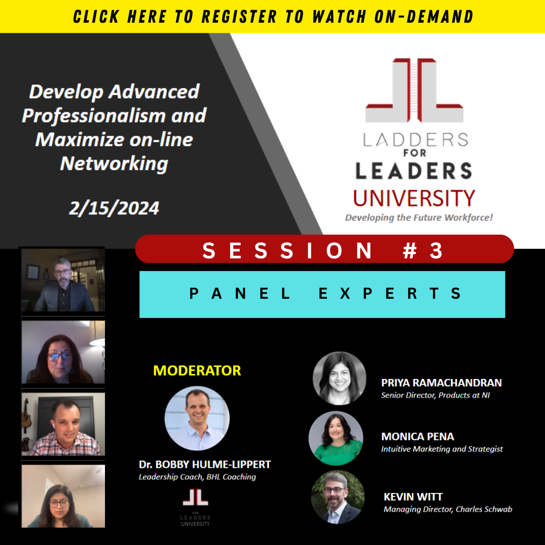 Ladders for Leaders University Ladders For Leaders