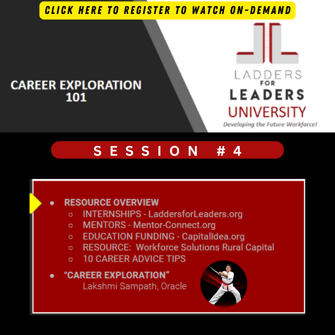 Ladders for Leaders University Ladders For Leaders